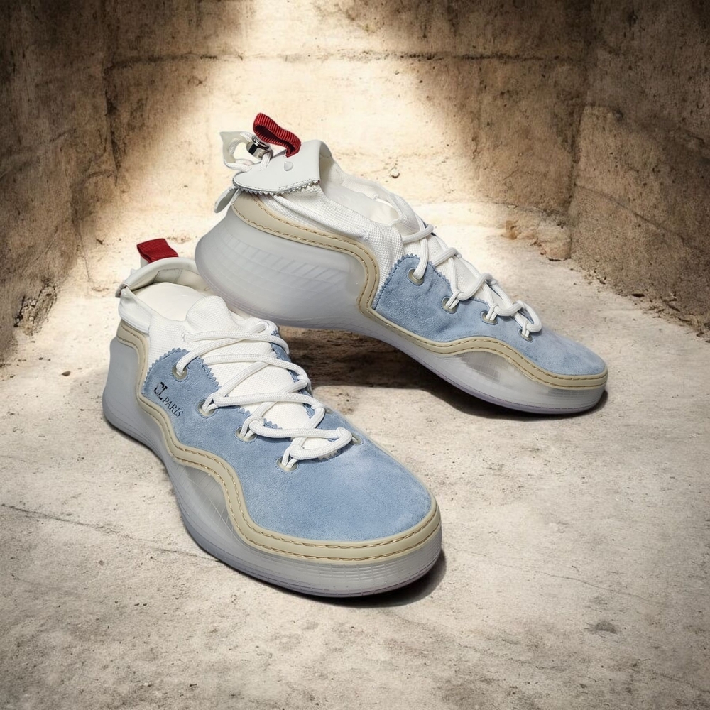 Christian Louboutin Arpoador Flat Zinc/Bianco Men’s Sneakers